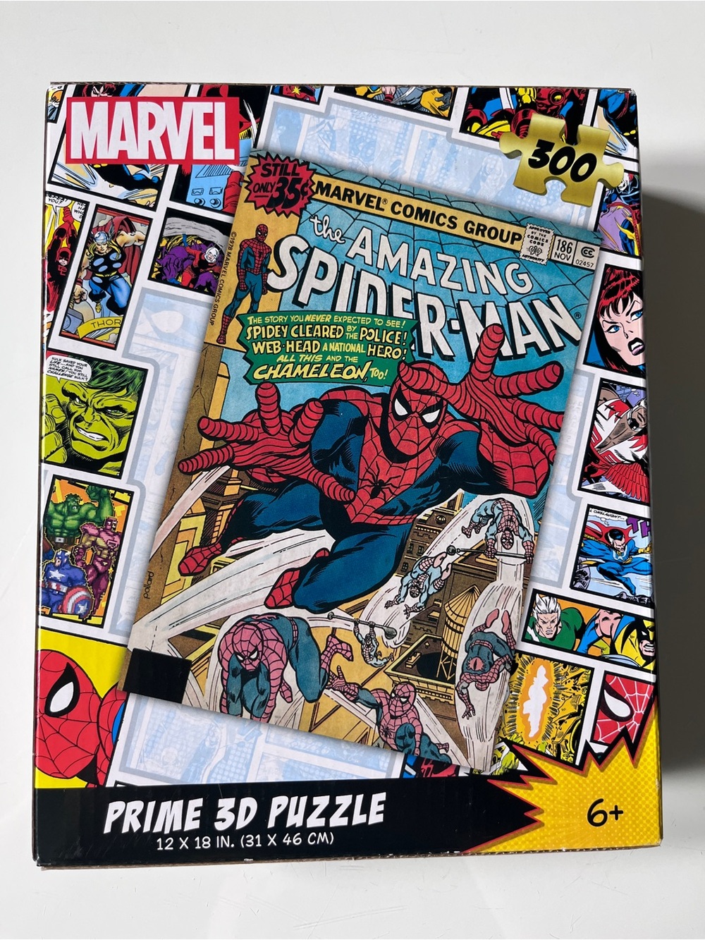 Marvel Spider-Man Comic Cover 3D Lenticular Puzzle - Brand New Sealed - Picture 3 of 3